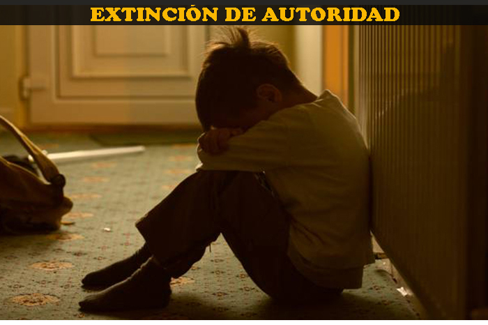 EXTINCIÓN DE AUTORIDAD